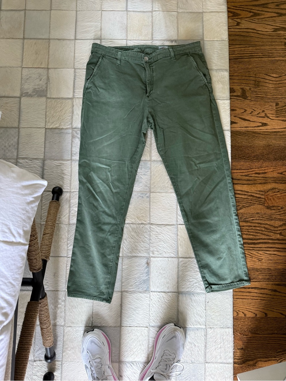Women's Olive Green Casual Pants